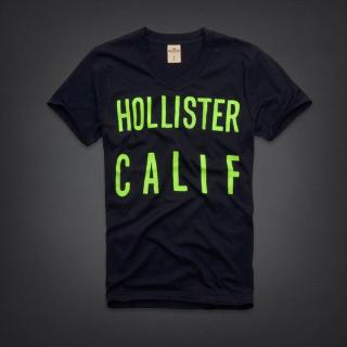 T-shirt Hollister Noir Homme